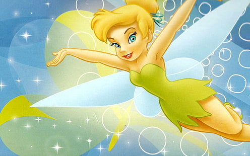 Tinker Bell Cartoon For Kids Fantasy Adventure Graphic Hd Wallpaper 2560 × 1600, Fond d'écran HD HD wallpaper
