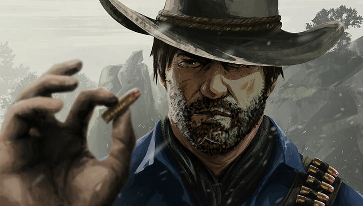 Red Dead, Red Dead Redemption 2, Arthur Morgan, HD wallpaper