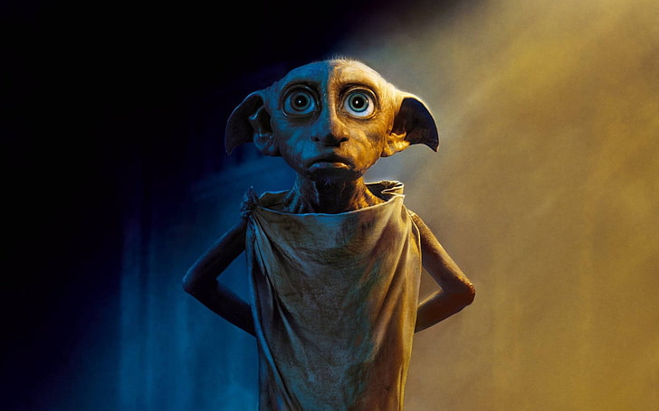Dobby from Harry Potter, House, Free, Fantasy, the, and, Wallpaper, Family, Harry Potter, form, Elf, Adventure, Witch, Warner Bros. Pictures, Mystery, Part 1, the Deathly Hallows, Part I, Toby Jones, DOBBY, the Chamber of Secrets, HD wallpaper
