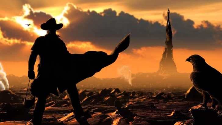 The Dark Tower, Stephen King, desert, HD wallpaper
