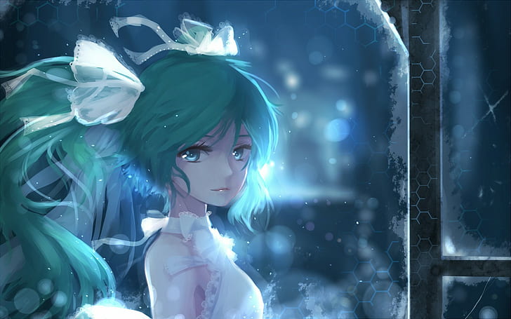 twintails, Vocaloid, Hatsune Miku, HD wallpaper