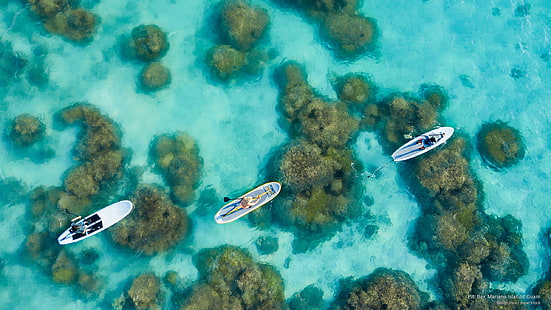 Залив Пити, Мариански острови, Гуам, острови, HD тапет HD wallpaper