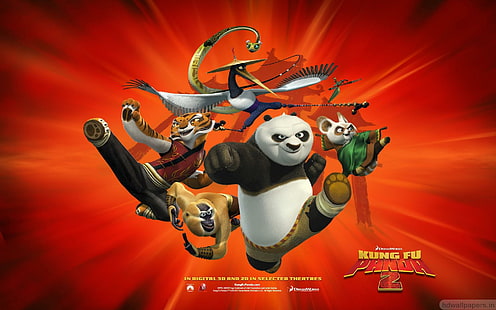 ภาพยนตร์ Kung Fu Panda 2 ภาพยนตร์แพนด้ากังฟูแพนด้า, วอลล์เปเปอร์ HD HD wallpaper