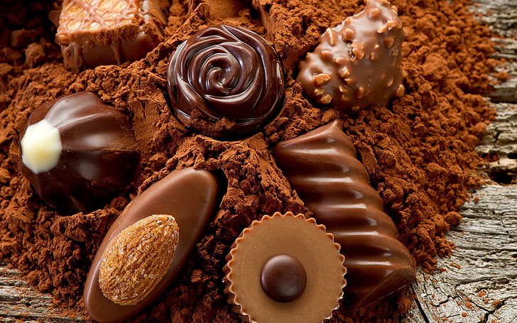 ช็อคโกแลตช็อคโกแลตขนมหวานทุกประเภทโกโก้, วอลล์เปเปอร์ HD