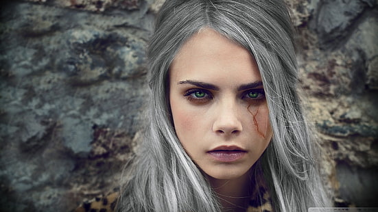 Cara Delevingne, cosplay, The Witcher 3: Chasse sauvage, Fond d'écran HD HD wallpaper