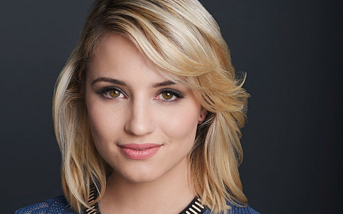 ianna agron, actress backgrounds, face, smile, make-up, download 3840x2400 dianna agron, HD wallpaper HD wallpaper
