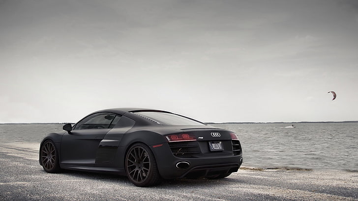 Audi coupe negro, coche, Audi R8, Audi, Fondo de pantalla HD