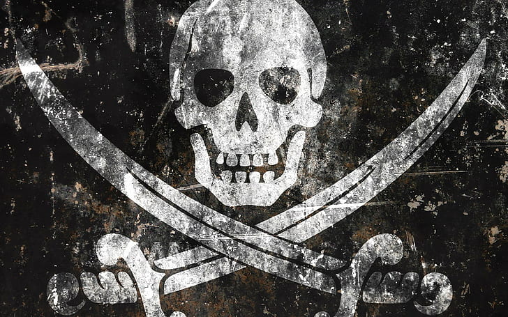 bandera pirata, Fondo de pantalla HD