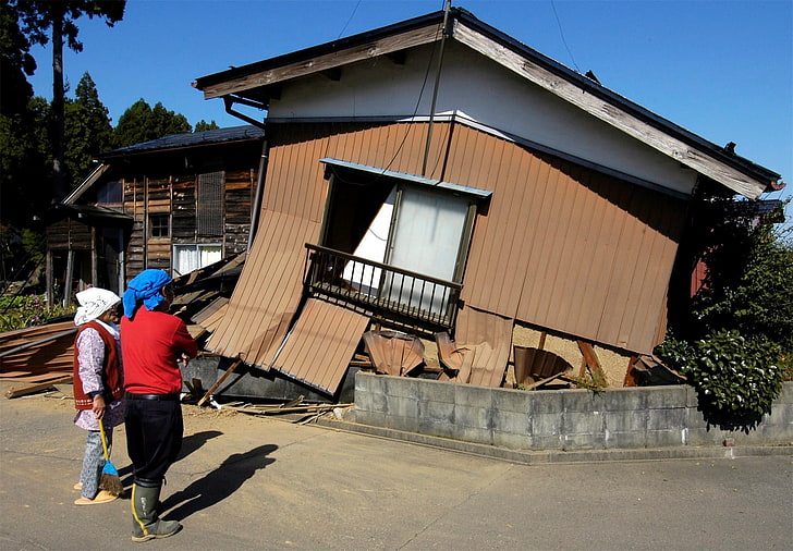 日本、地震、 HDデスクトップの壁紙