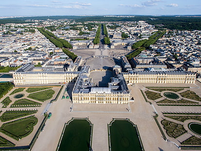 budynek, pałac, francja, francuski, pałac, wersal, Tapety HD HD wallpaper