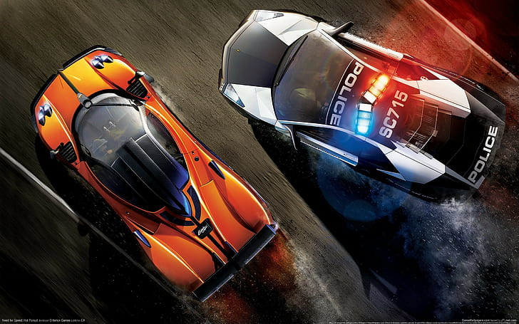 gry wideo, Need for Speed, samochód, Lamborghini Aventador, Pagani Zonda Cinque, Tapety HD