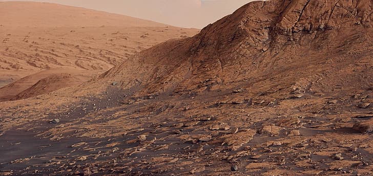 paysage, nature, mars rover, martien, NASA, Mars, Fond d'écran HD