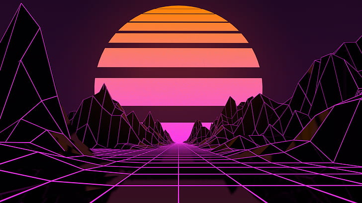 retrowave 1080P 2k 4k HD wallpapers backgrounds free download  Rare  Gallery