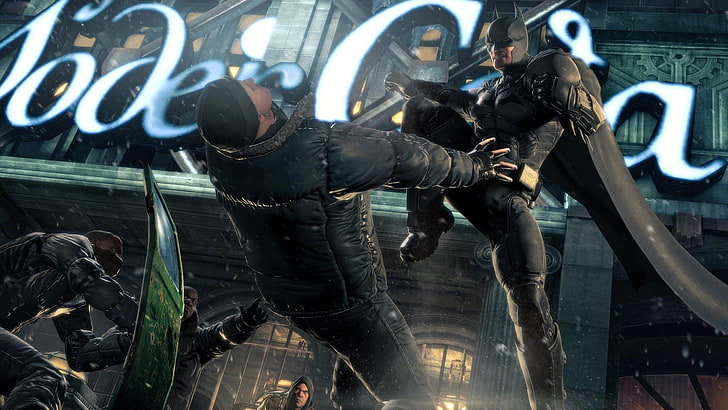 Batman-Szenenfilm, Videospiele, Batman: Arkham Origins, HD-Hintergrundbild