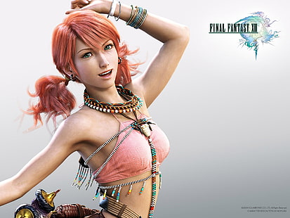 Final Fantasy XIII, Oerba Dia Vanille, bras en l'air, jeux vidéo, Final Fantasy, Fond d'écran HD HD wallpaper