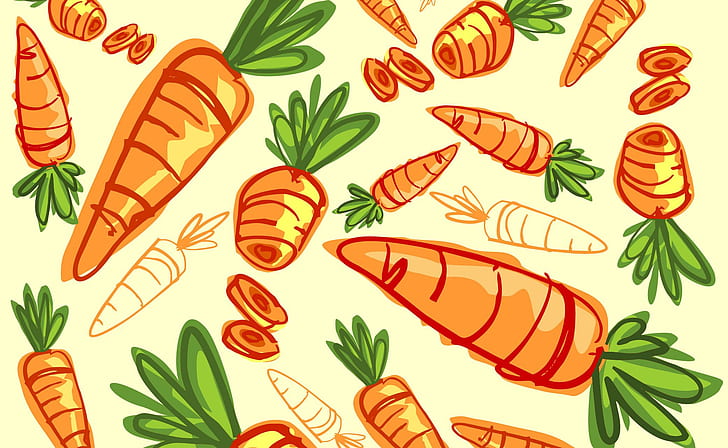 background, texture, carrots, vegetables, HD wallpaper