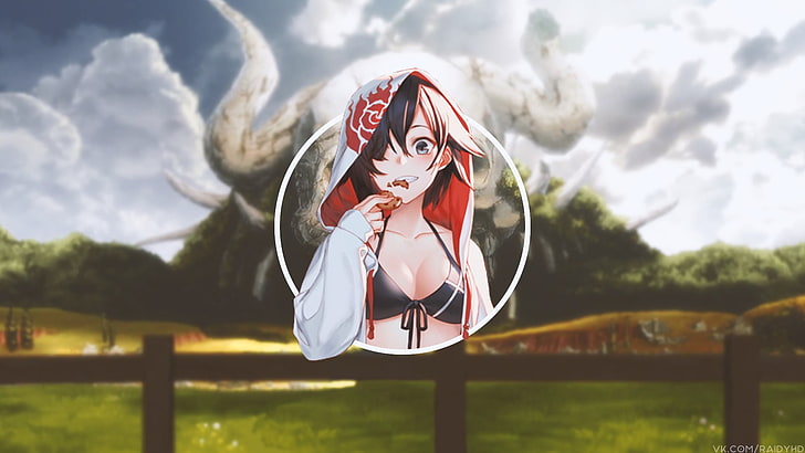 anime, meninas anime, picture-in-picture, RWBY, HD papel de parede