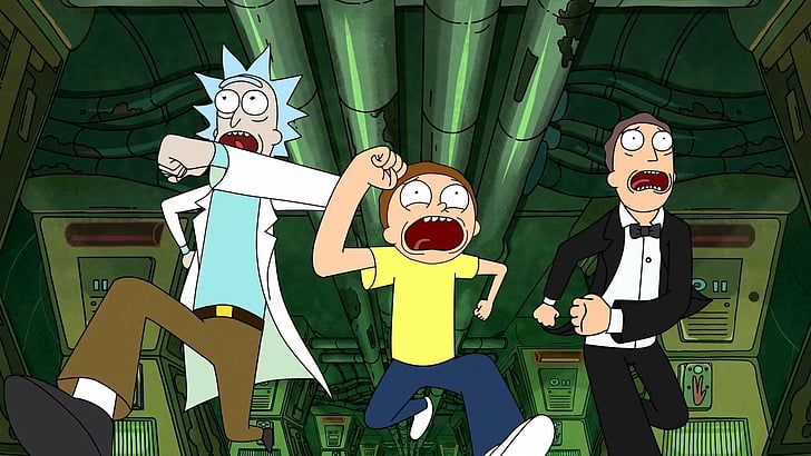 TV Show, Rick and Morty, Jerry Smith, Morty Smith, Rick Sanchez, HD wallpaper
