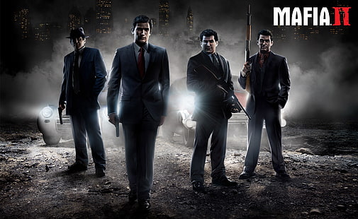 Mafia II HD Wallpaper, Mafia 2 poster, Games, Other Games, Mafia, HD тапет HD wallpaper