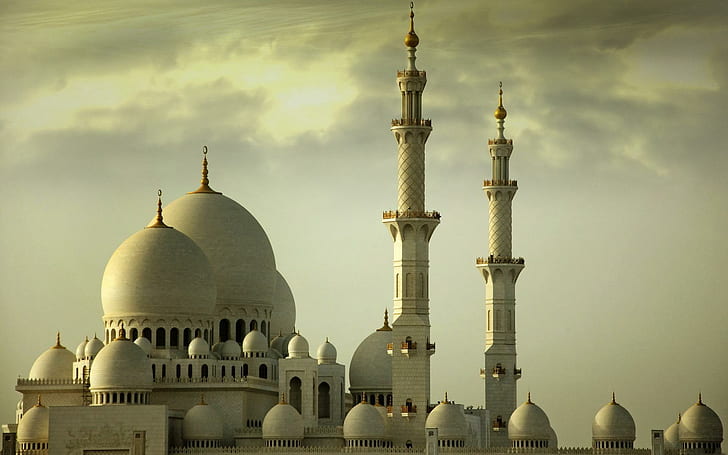 Mosque Abu Dhabi, dhabi, mosque, nature and landscapes, HD wallpaper