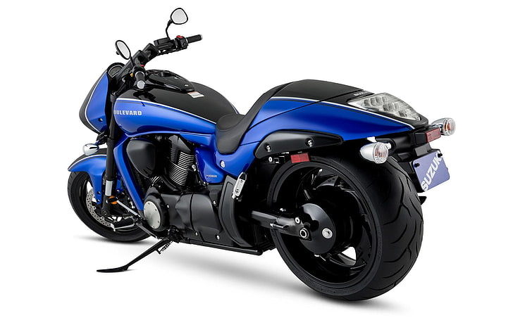 Suzuki Boulevard M109R BOSS 2017, blue and black sports bike, Motorcycles, Suzuki, HD wallpaper