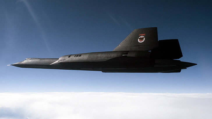 Lockheed SR-71 Blackbird, samolot wojskowy, samolot, pojazd, Tapety HD
