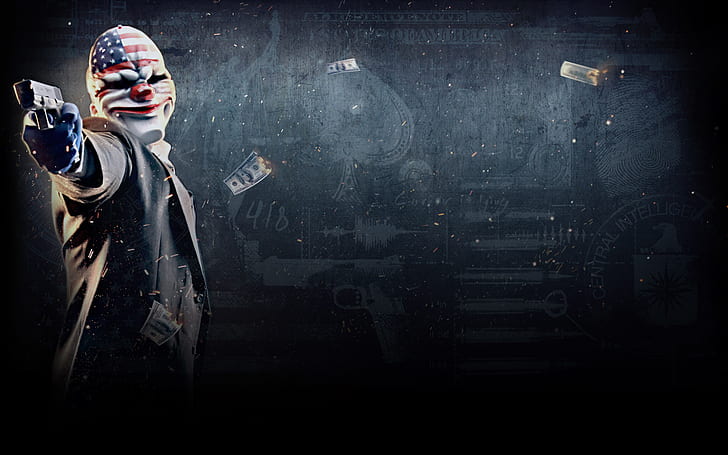 Dallas, heist, Payday 2, payday, HD wallpaper
