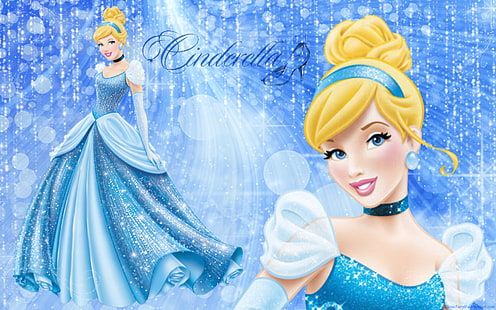 Красивая Золушка Принцесса Диснея Мультфильм HD обои 1920 × 1200, HD обои HD wallpaper