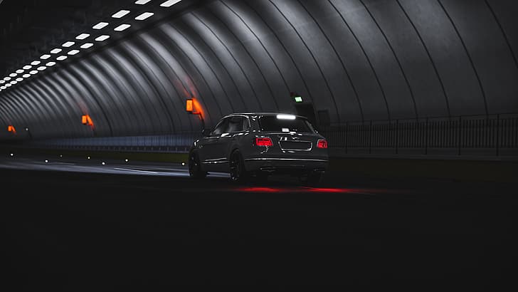 Bentley Bentayga, Bentley, Forza, Forza Horizon 4, car, SUV, video games, vehicle, HD wallpaper