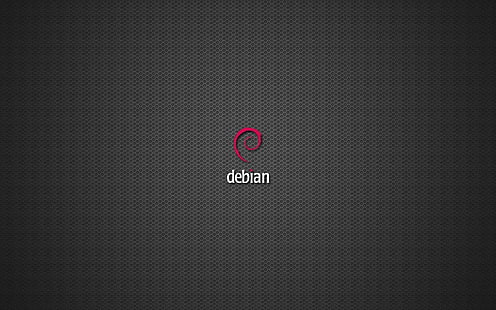 Debian, GNU Linux, Linux, металл, HD обои HD wallpaper