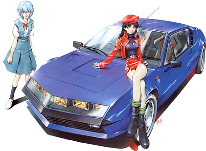 Evangelion, Neon Genesis Evangelion, Misato Katsuragi, Rei Ayanami, HD-Hintergrundbild HD wallpaper
