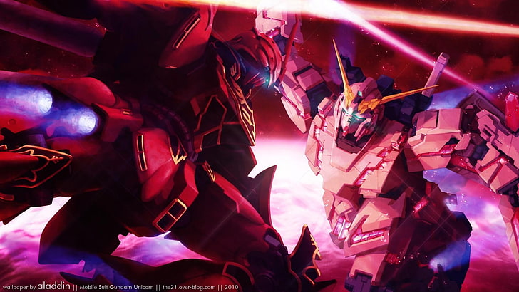 Mobile Suit Gundam Unicorn, RX-0 Unicorn Gundam, Sinanju, Gundam, Wallpaper HD