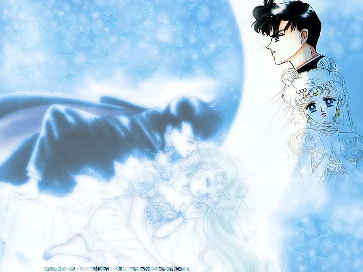 Anime Mamoru Serenity and Endymion Anime Sailor Moon HD Art , anime, Manga, Sailor Moon, Mamoru, Prince Endymion, Princess Serenity, HD wallpaper