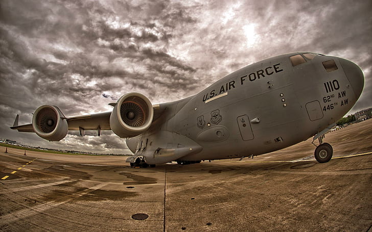 US Air Force Boeing C17, autres avions, avion, force, Boeing, militaire, Fond d'écran HD