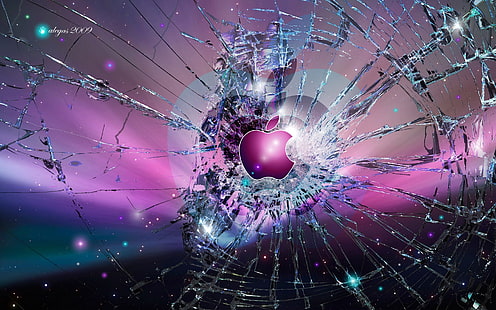 Sfondo schermo rotto Apple, Apple, rotto, schermo, Sfondo HD HD wallpaper
