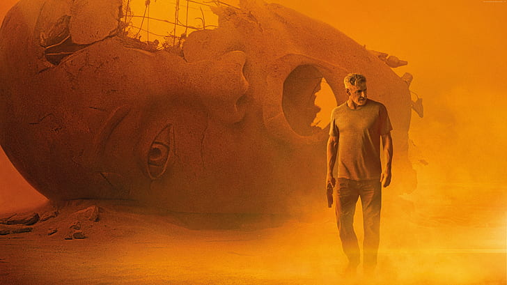 Blade Runner 2049, Harrison Ford, 5k, HD tapet