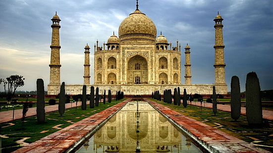 Taj Mahal, India, edificio, arquitectura, Taj Mahal, India, Fondo de pantalla HD HD wallpaper