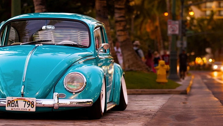 vintage car, car, vehicle, beetle, volkswagen beetle, classic car, volkswagen, HD wallpaper