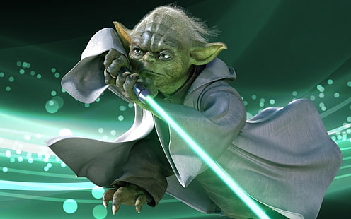 Fondo de pantalla digital Master Yoda, Star Wars, Yoda, Fondo de pantalla HD HD wallpaper