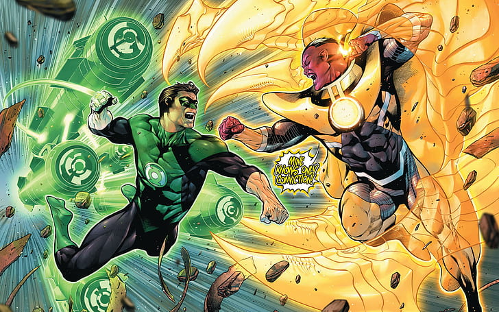Green Lantern Hal Jordan Vs Sinestro Rebirth Desktop Hd Wallpapers For Mobile Phones And Computer 1920×1200, HD wallpaper