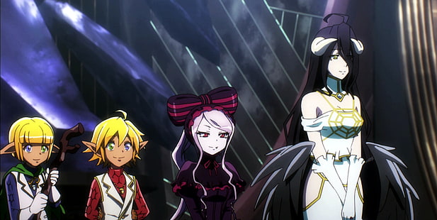Anime, Overlord, Albedo (Overlord), Aura Bella Fiora, Stute Bello Fiore, Shalltear Bloodfallen, HD-Hintergrundbild HD wallpaper