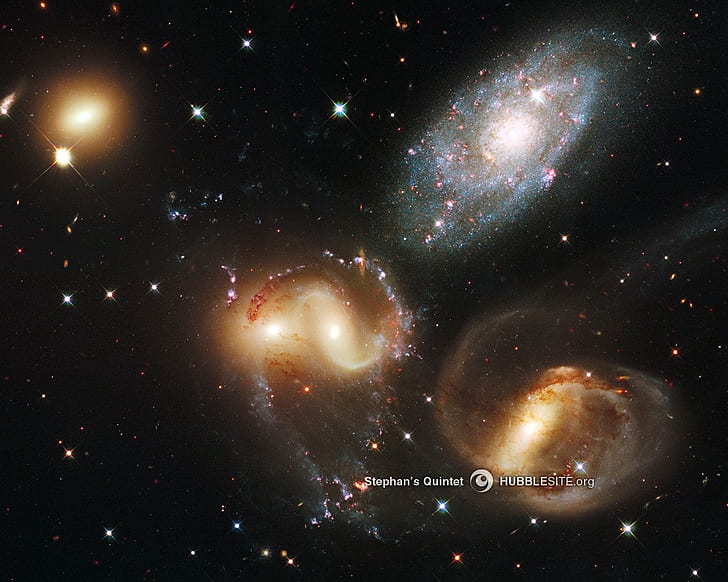Galaxy Galaxies Stars HD, космос, звезди, галактика, галактики, HD тапет