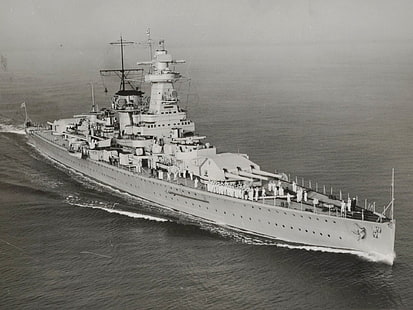 Okręty wojenne, krążownik, niemiecki krążownik Admirał Graf Spee, okręt wojenny, Tapety HD HD wallpaper