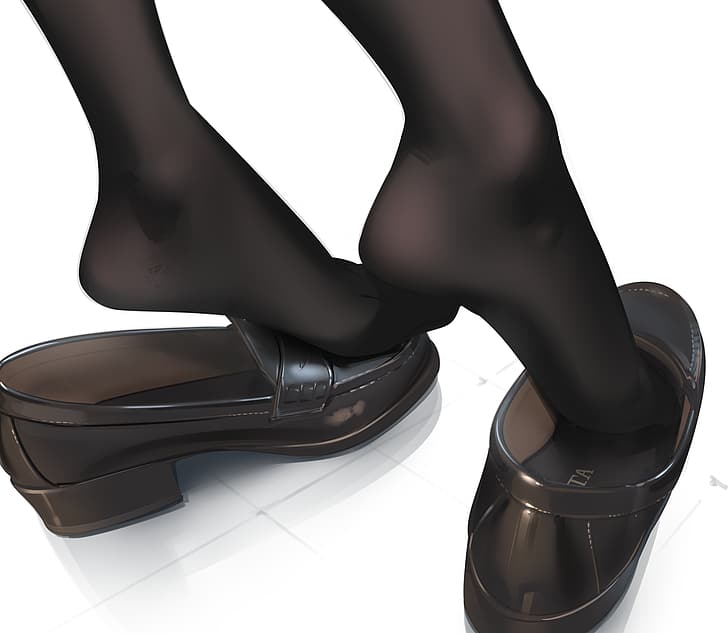 Ama Mitsuki, Füße, Anime-Mädchen, HD-Hintergrundbild