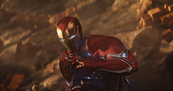 4K, 8K, Железный Человек, Мстители: Бесконечная война, HD обои HD wallpaper