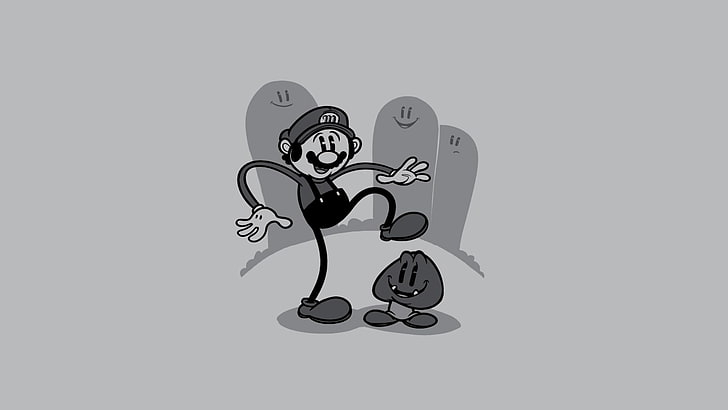 Mario Illustration, Super Mario, HD-Hintergrundbild