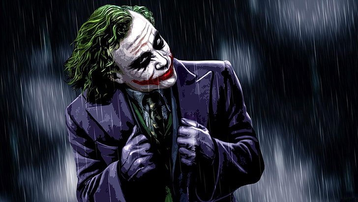 The Joker The Dark Knight Desktop Wallpaper Hd за мобилни телефони и лаптопи 3840 × 2160, HD тапет