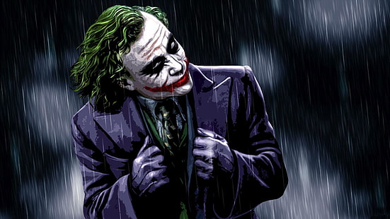 Joker 어두운 기사 탁상용 벽지 Hd 휴대 전화 및 노트북 3840 × 2160, HD 배경 화면 HD wallpaper