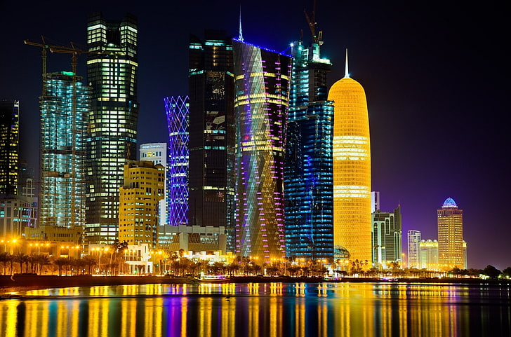 Städte, Doha, HD-Hintergrundbild