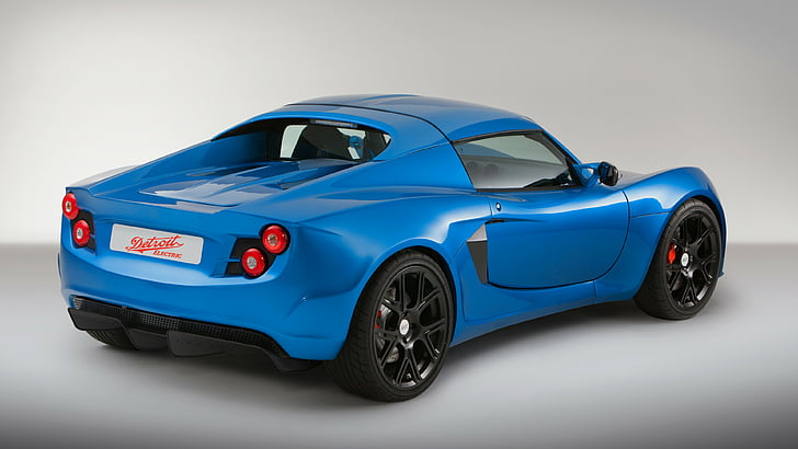 Detroit Electric SP01, carros elétricos mais rápidos, carros esporte, carros elétricos, azul, HD papel de parede